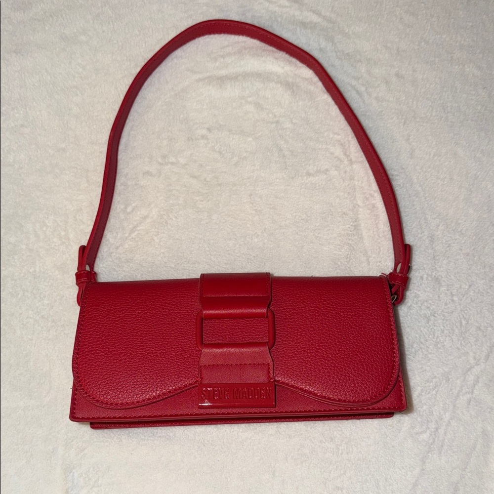 Steve Madden Bold Red Clutch